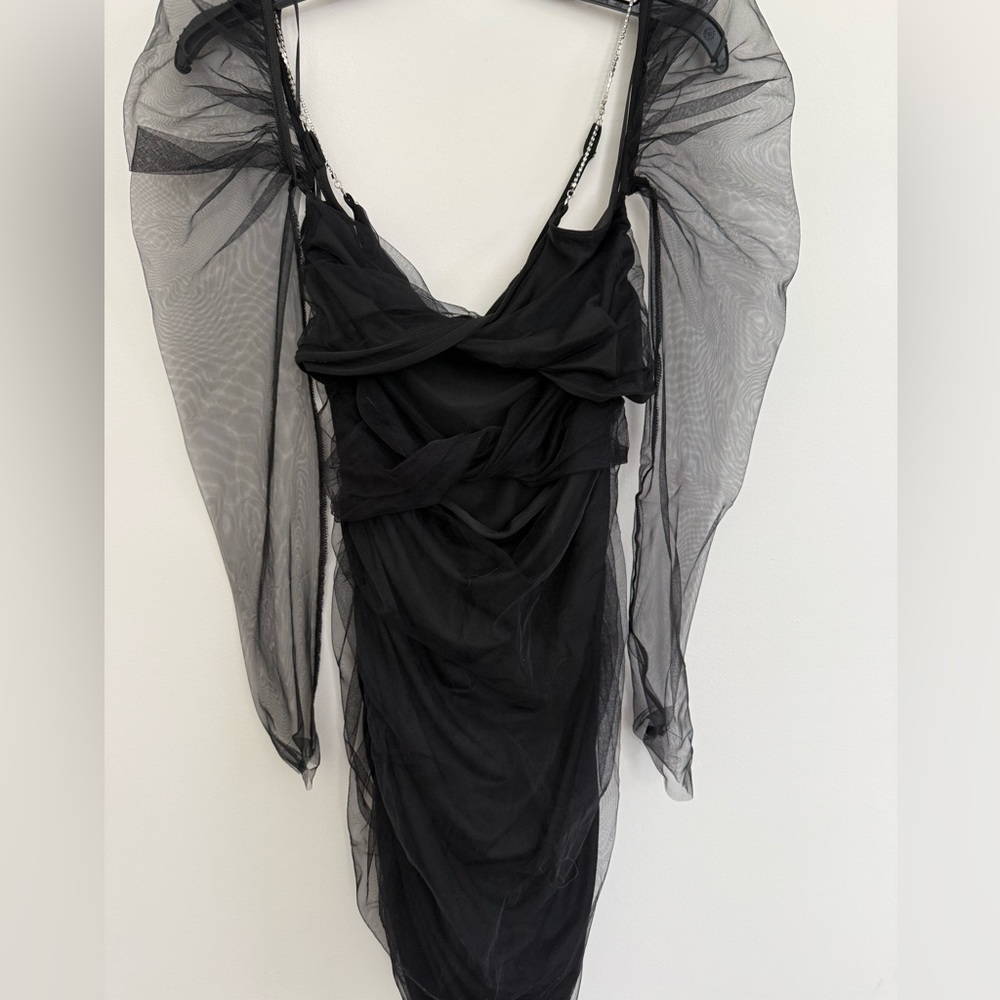 Elegant Black Mini Dress